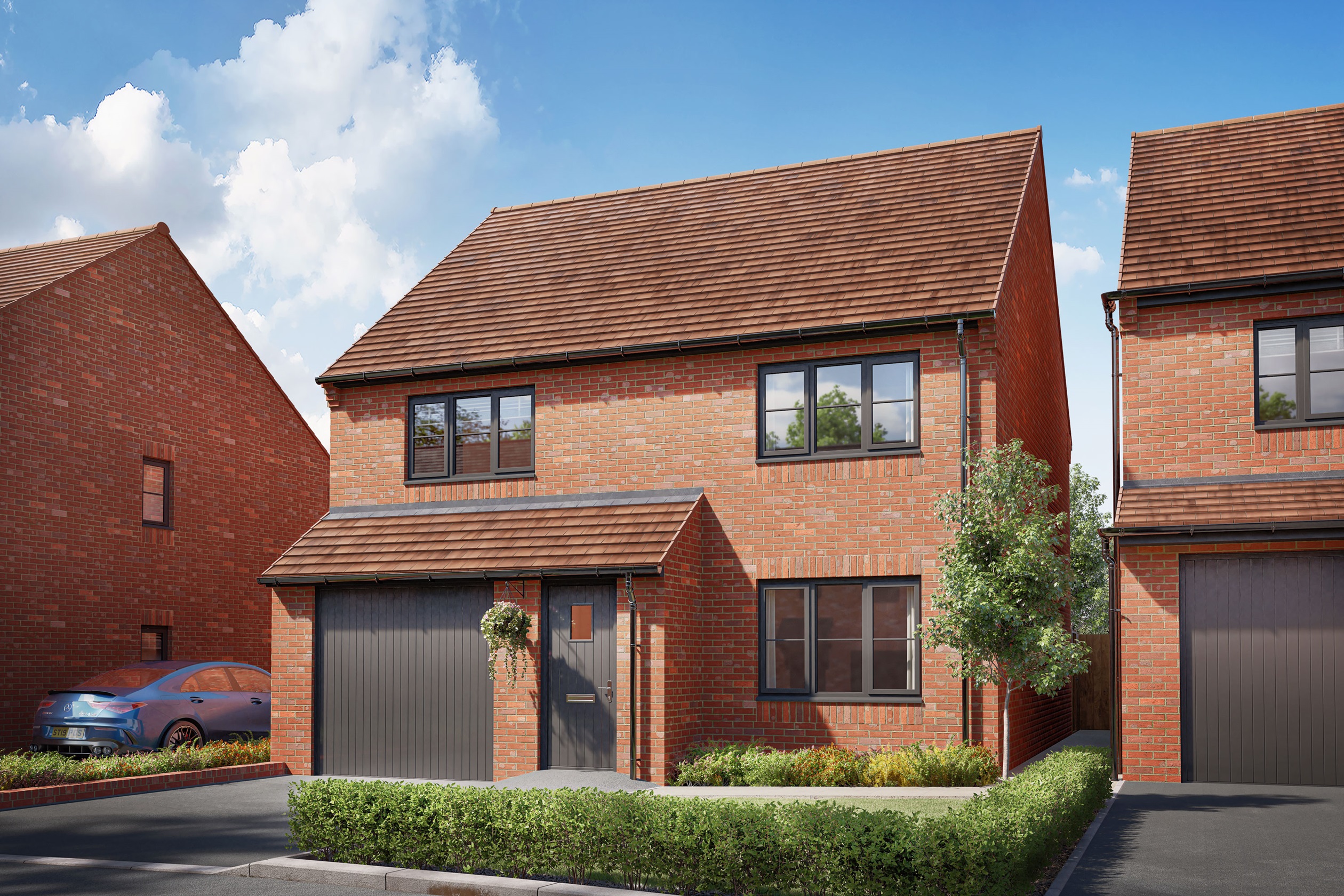 Exterior CGI view of our 4 bed Kennford home